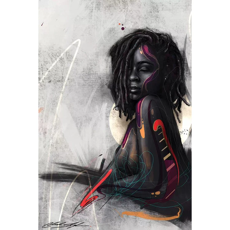 Алмазная 5D картина сделай сам сексуальная АФРИКАНСКАЯ ДЕВУШКА полная вышивка