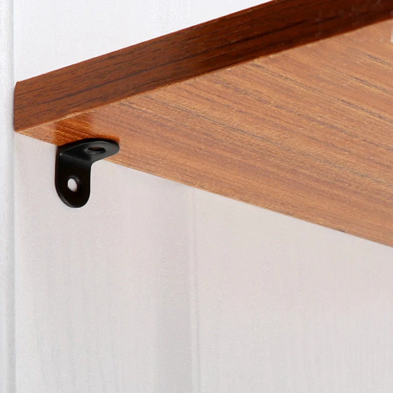 4 шт. утолщенный угловой треугольный кронштейн из нержавеющей стали черный код 90