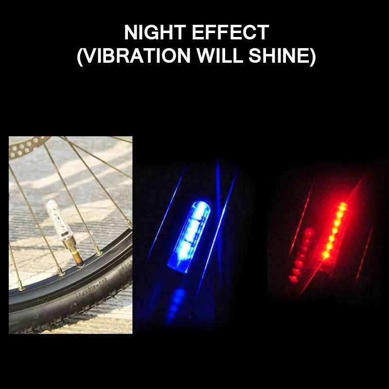 Велосипед светильник покрышки велосипеда спиц 7 светодиодный MTB дорожный