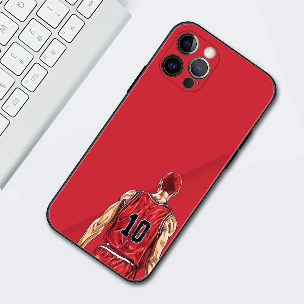 Чехол для iPhone 13 Pro 12 Mini 11 Max XR X 7 8 6 6S Plus XS 5S SE 2020 чехол телефона Slam Dunk Anime | Мобильные
