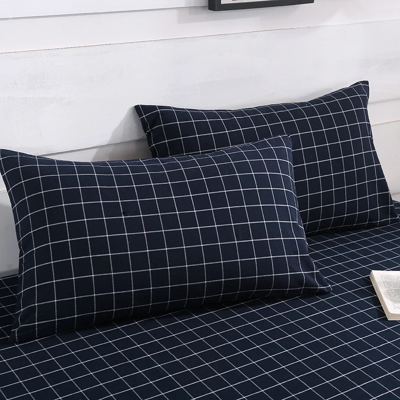 100% промытая хлопковая наволочка в скандинавском стиле однотонная 48*74 см новинка