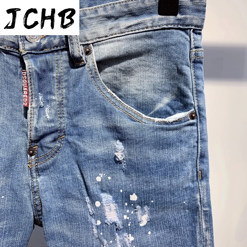 WOMEn/Man NEW 2021 Ripped D2 Denim slim Jeans Men Casual shorts DSQ2 9620-1
