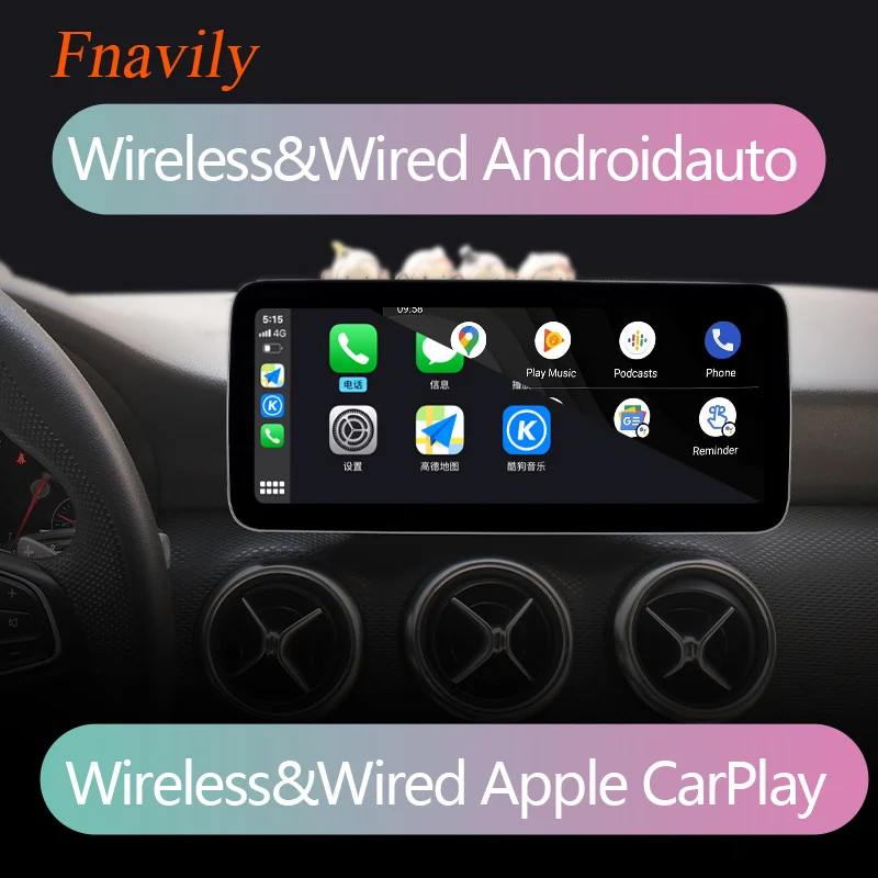 Fnavily Android 11 автомобильное радио для Mercedes Benz ML W166/GL X166 ML320 ML350 ML400 ML500 NTG 4 5 Авторадио