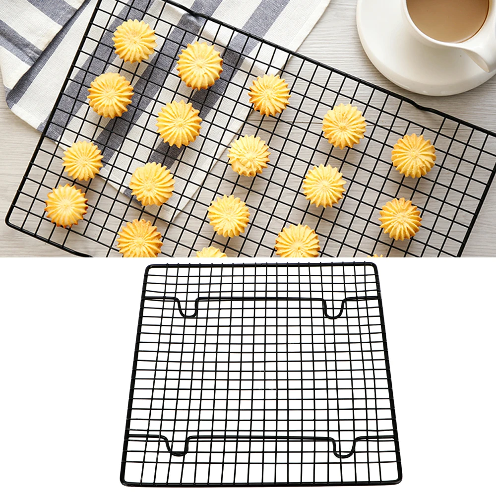 

Cake Cooling Grid Rack Stainless Steel Bread Muffins Cooler Stand Cookies Biscuits Drying Stand Holder Baking Tray Tools