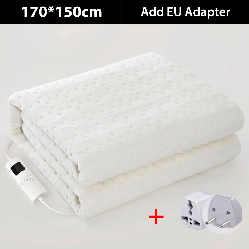 170x150 EU Adapter Xiaomi youpin, умное удаление клещей, электрическое одеяло, безопасность, синхронизация, интеллектуальный контроль температуры, удобная стирка для зимы - Цвет: 170x150 EU Adapter