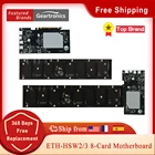 Материнская плата для майнинга ETH HSW2 HSW3 DDR3 CPU 4 * USB2.0 Поддержка 68 PCIEX16 слот видеокарта GPU для BTC Ethereum Miner Rig