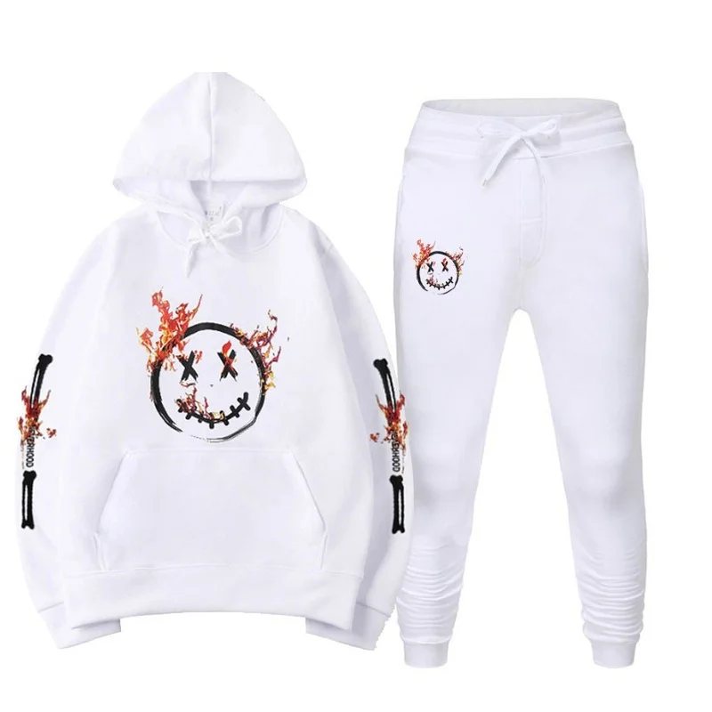 

Autumn and winter men's sports and leisure hooded sweater suit men mens clothes tracksuit