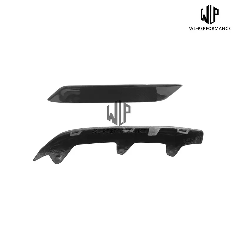 

Высококачественный комплект из углеродного волокна для кузова автомобиля, передний бампер, вентиляционные отверстия, отделка, подходит дл...