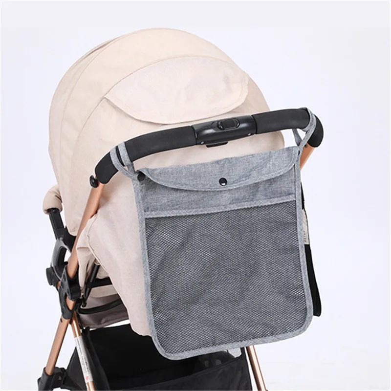 Baby Stroller Net Pocket Infant Mesh Bottle Diaper Storage Organizer Bag Holder Large Size Hanging Accessories | Мать и ребенок