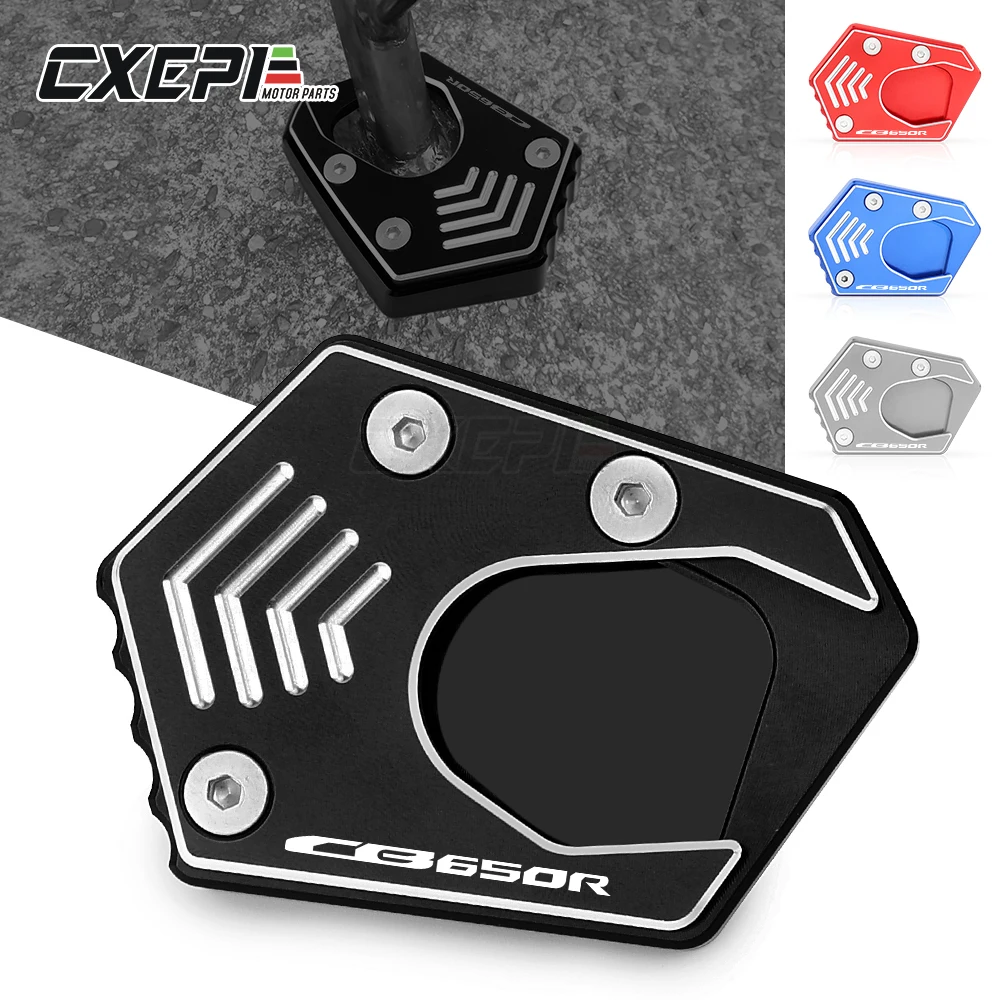 

New Motorcycle Accessories FOR HONDA CB 650R CB650R Neo Sports Cafe 2019-2021 CNC Side Stand Enlarge Plate Kickstand Extension