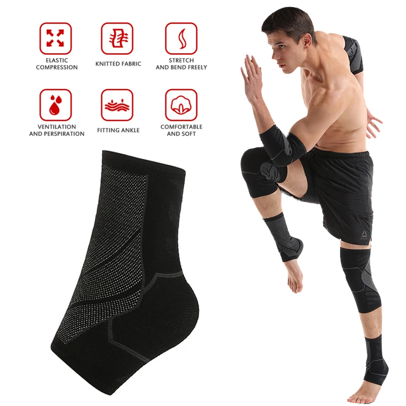 

Ankle Support Brace Knit Elastic Ankle Brace Comfortable Ankle Wrap Sports Protect Against Chronic Ankle Strain Sprains Protect
