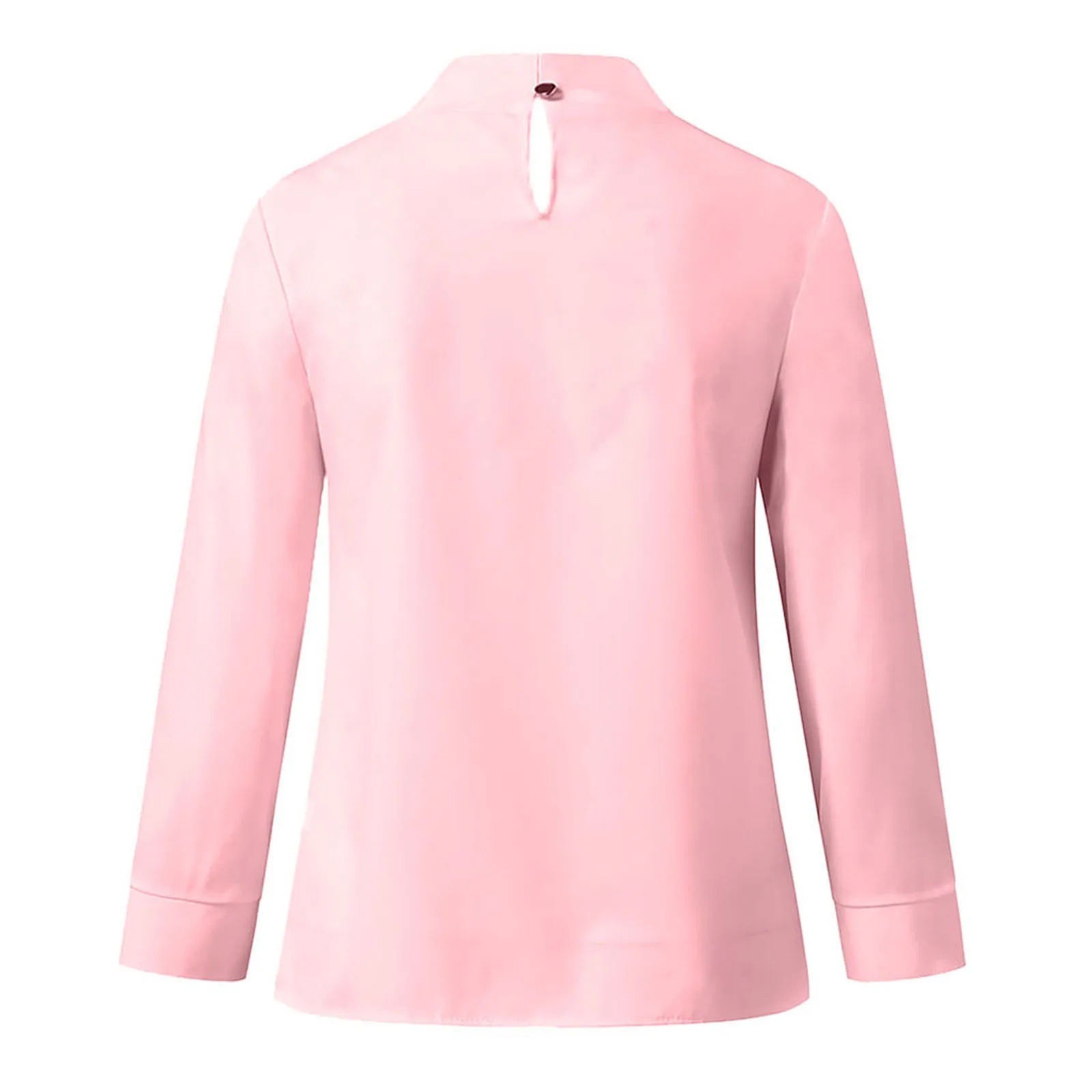 

Fashion Solid Bottoming Blouse Shirt Slim O-Neck Tops Tee Casual Autumn Winter Ladies Female Women Long Sleeve Blusas Pullover