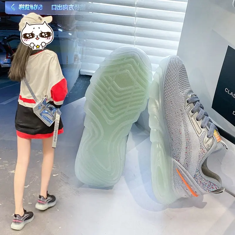 

Sneakers Women 2021 Spring Fashion Breathable Platform Sport Shoes Running Comfortable Chunky Sneakers Female Zapatillas Mujer