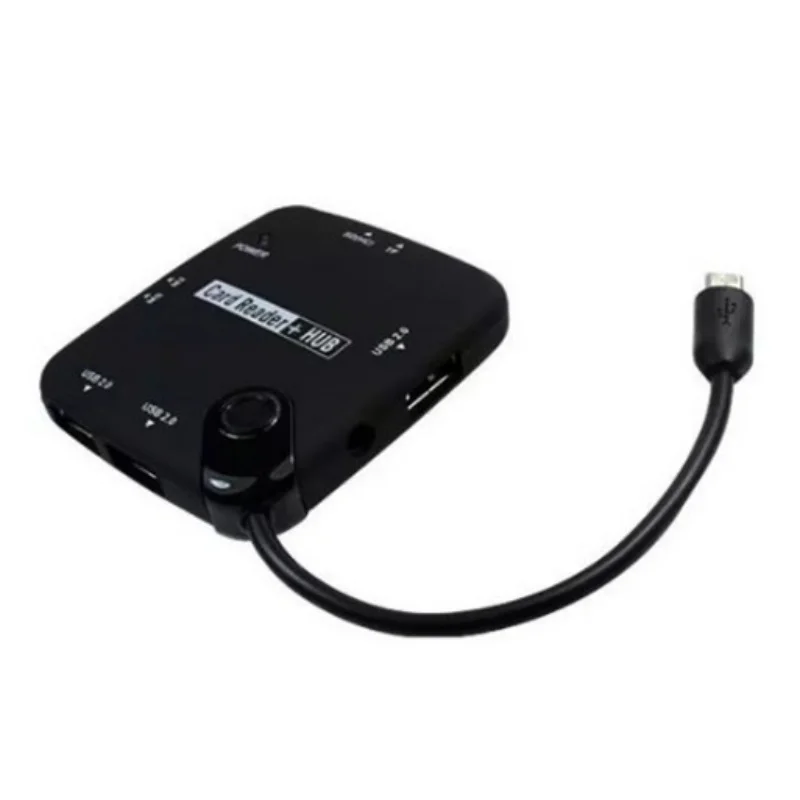 3 порта OTG USB 2 0 Питание адаптер концентратор памяти палка микро кардридер