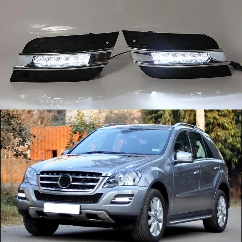 

For Mercedes Benz ML350 2009-2011 LED DRL Daytime Running Lights Fog Lamp