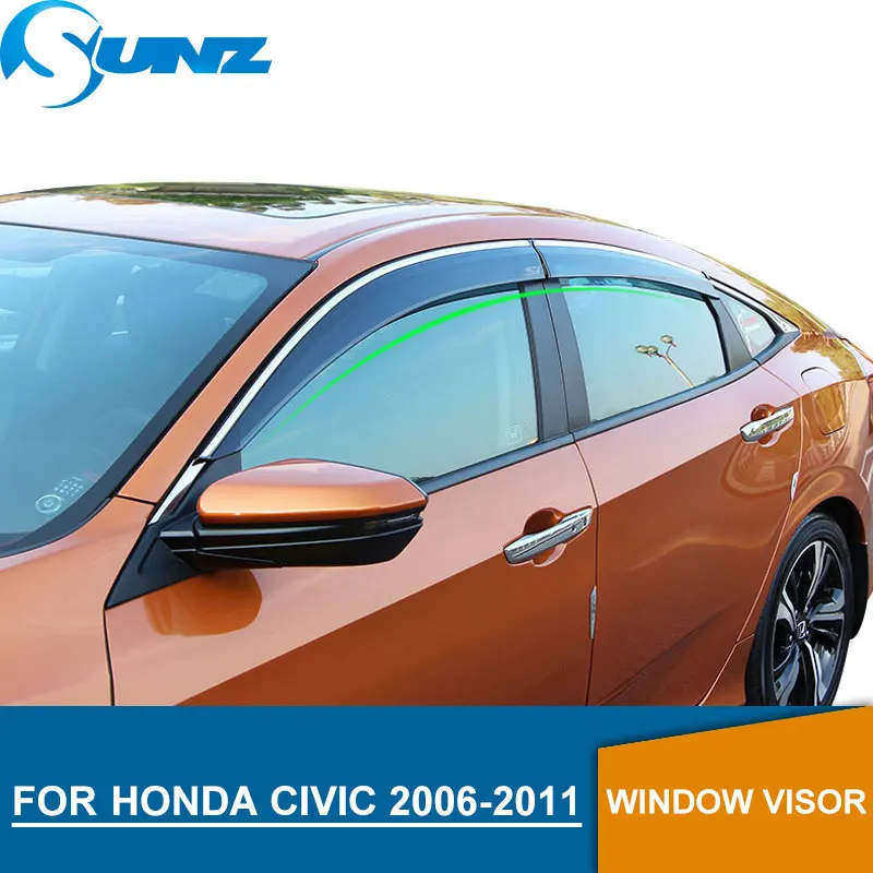 Дефлекторы боковых окон для Honda CIVIC 2006 2007 2008 2009 2010 2011 оконный щит козырек