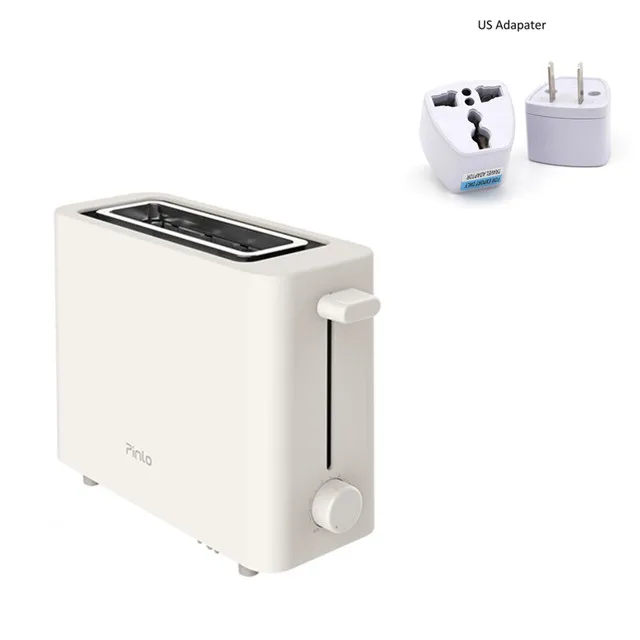 Add US Adapter Xiaomi Pinlo игрушечный тостер PL-T050W1H тостеры печь выпечки Кухня Приспособления завтрак хлеб машина для производства сэндвич быстро защитный - Цвет: Add US Adapter