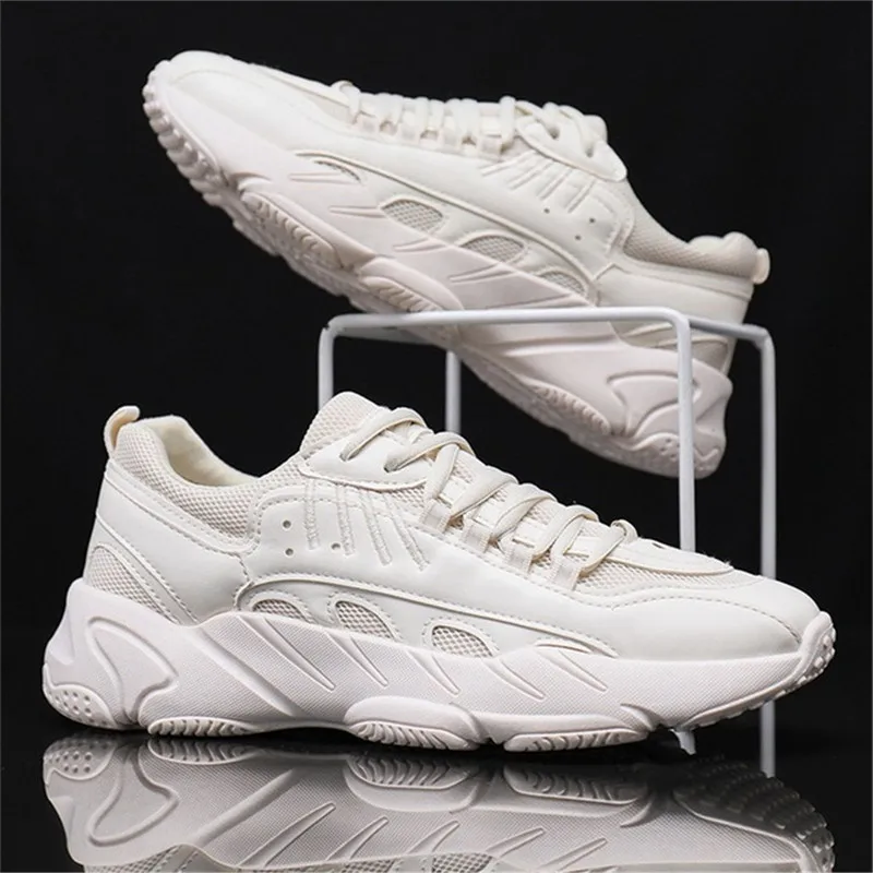 Кроссовки унисекс спортивные дышащие на платформе для бега в стиле ретро