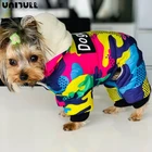 Зимняя одежда для собак UNIBULL, утепленная теплая куртка, пальто для щенков, водонепроницаемая куртка для маленьких и больших собак, одежда для собак