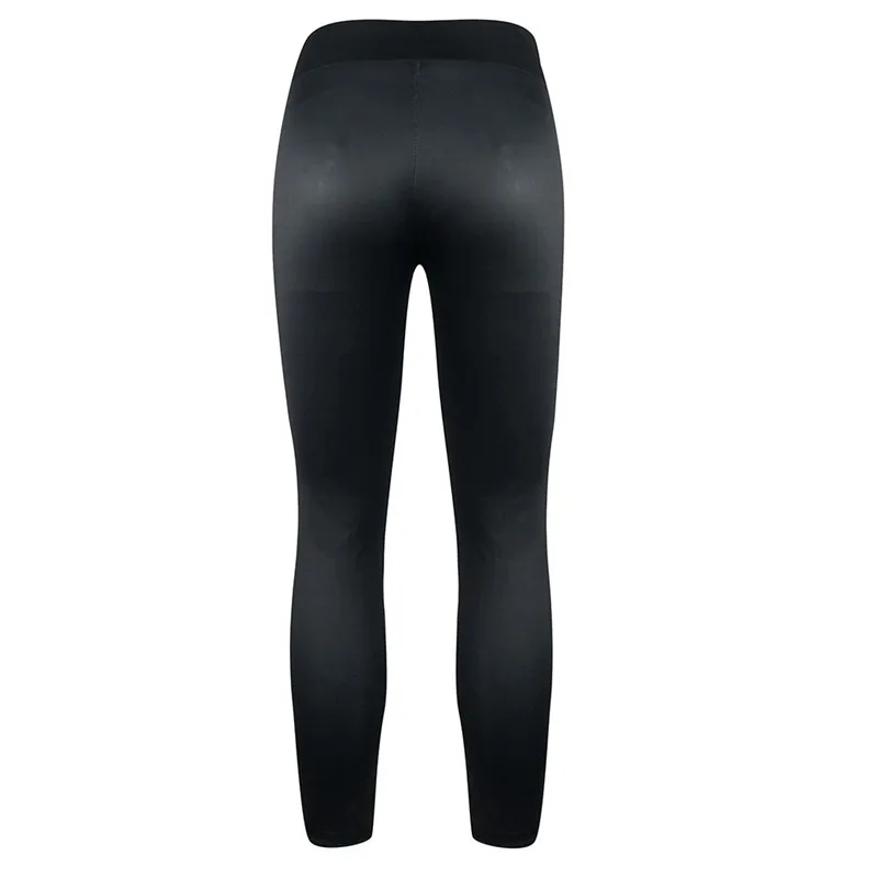 Женские черные леггинсы в готическом стиле женские Стрейчевые обтягивающие с