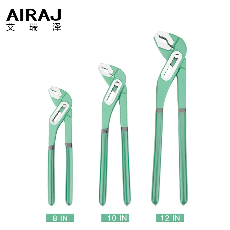 

AIRAJ 8/10/12 Inch Adjustable Water Pump Pliers Household Plumbing Quick Repair Combination Wrench Hand Tool