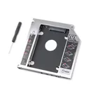 Полностью алюминиевый Универсальный ноутбук, 2-й жесткий диск Caddy 9,5 мм SATA 3,0 для 2,5 дюймового жесткого диска, чехол, корпус для ноутбука, CD