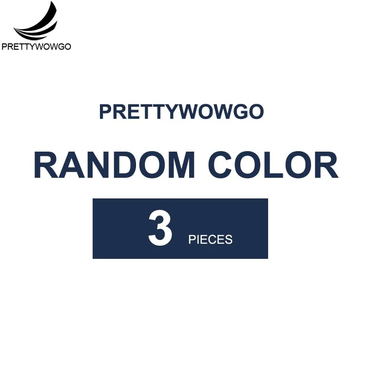 Многоцветный Prettywowgo 3 шт./партия, Новое поступление, женское нижнее белье, хлопковые трусы, 8 однотонных цветов, трусы, большие размеры M L XL XXL 3XL 008 - Цвет: Многоцветный