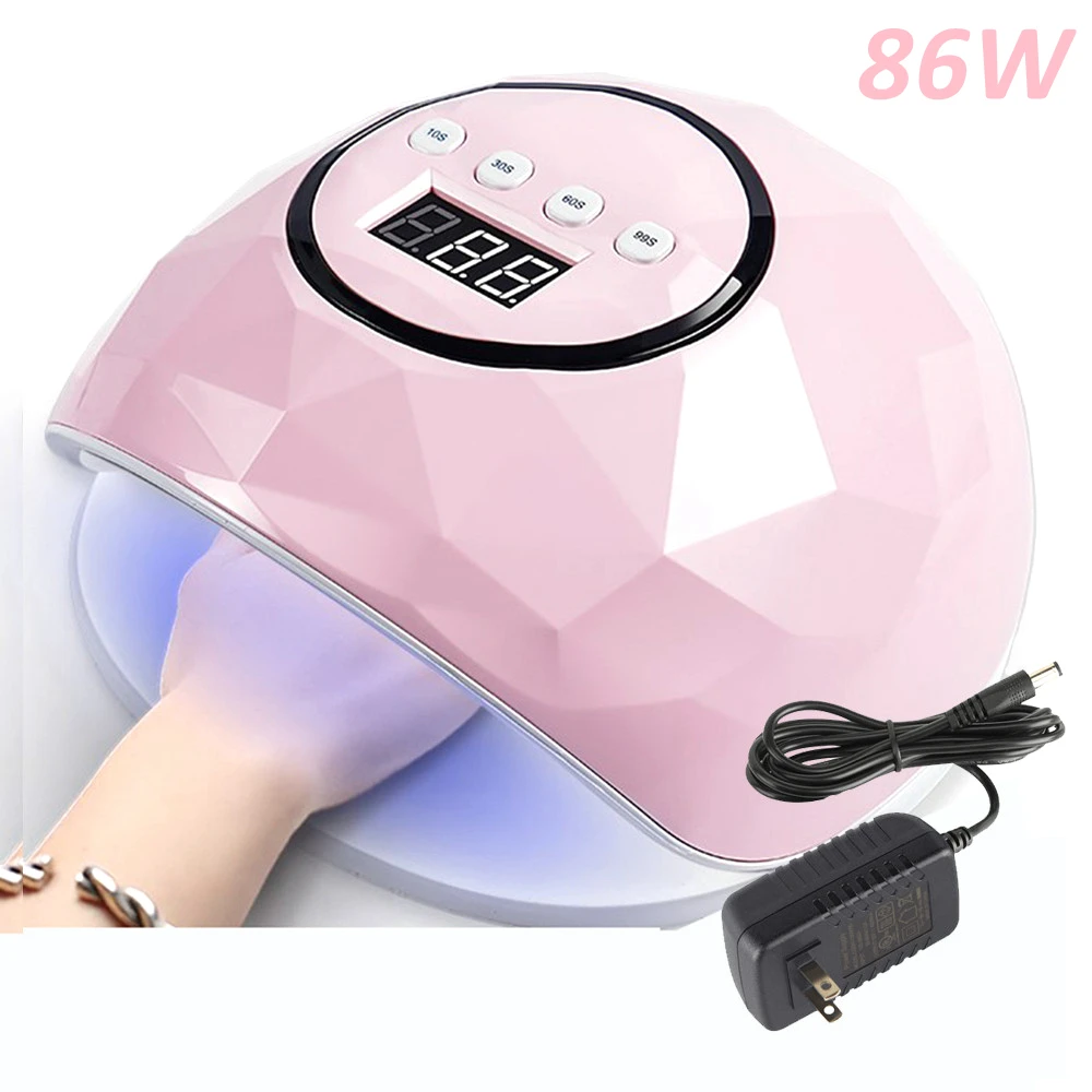 86W F6 Pink US Лампы для ногтей УФ-Сушилка для ногтей лампа UVLED 48 Вт SUNONE Маникюр УФ лампа для маникюра Гель-лак сушка для ногтей Гель-лак отверждение - Цвет: 86W F6 Pink US