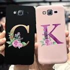Для Samsung J5 2015 чехол матовый ТПУ с милыми буквами цветок чехол для телефона для Samsung Galaxy J5 2015 J500H J500 SM-J500F J500Y коробка из мягкого материала