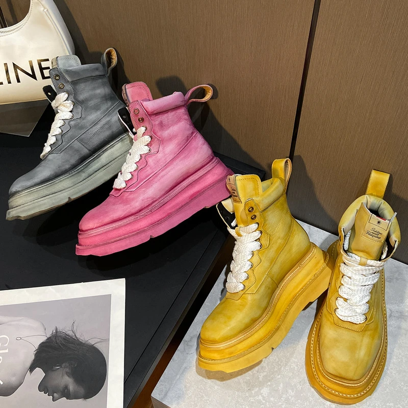 

Зимние женские ботинки, модные ботинки, обувь на платформе, плоская подошва, телесные ботинки, кроссовки, Высококачественная женская обувь, ...