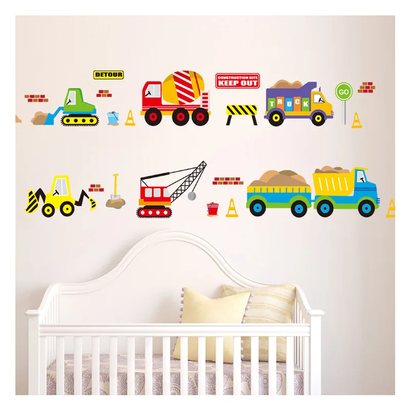 

Wall Sticker Cartoon Cartoon Children's Sticker Wall Home Decoration Accessories for Living Room Bedroom Decor