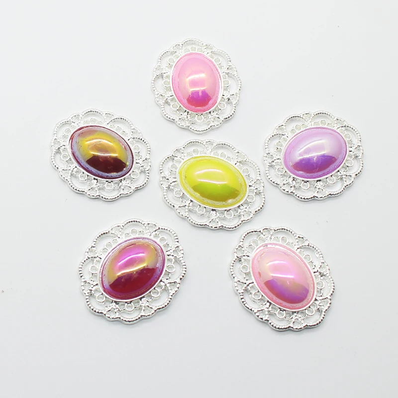 Модная разноцветная пуговица с жемчужиной и стразами Швейные аксессуары 10 шт.