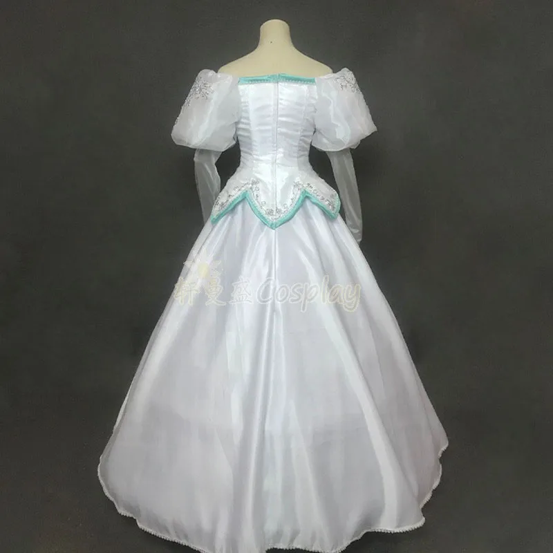 Сделанное на заказ свадебное платье русалки костюмы Хэллоуин костюм для