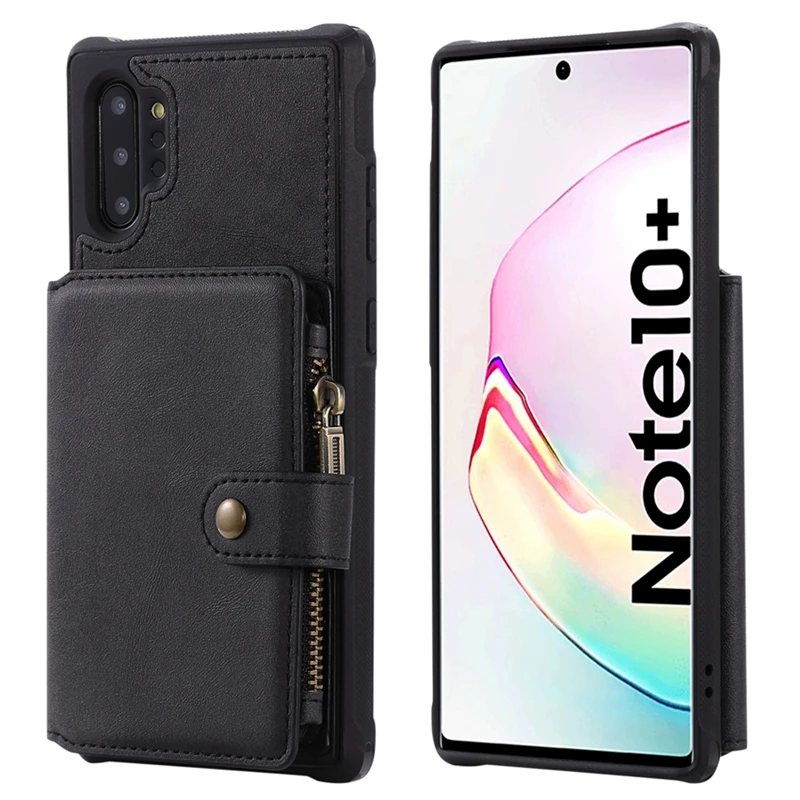 Кожаный чехол-книжка для samsung Galaxy Note 10 Plus чехол из искусственной кожи S8 S9 S10 S10E 9 8 |