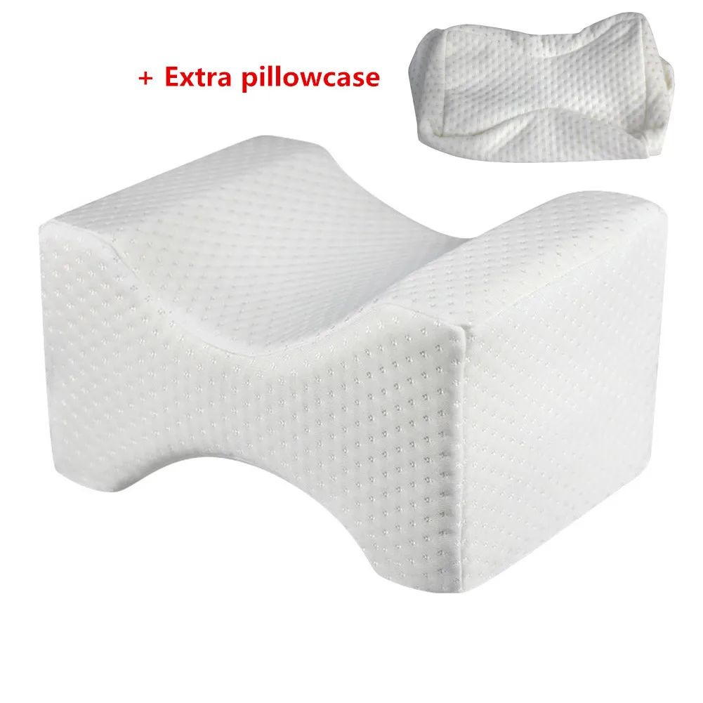 Подушка на колено из пены с эффектом памяти для сна между ног боковых шпалов