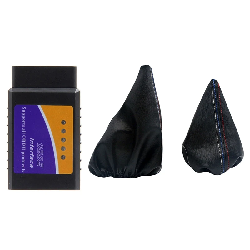Аксессуары для автомобиля Elm327 Bluetooth V1.5 Obd2 сканер и 2 шт. ручка переключения