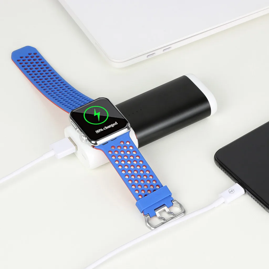 USB быстрое зарядное устройство для яблок часы 38 42 мм портативный карманный Qi