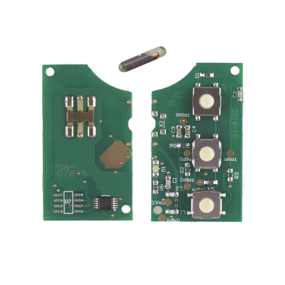 Ключ KEYYOU складной с дистанционным управлением 3 кнопки 434 МГц ID48 чип для VW Volkswagen