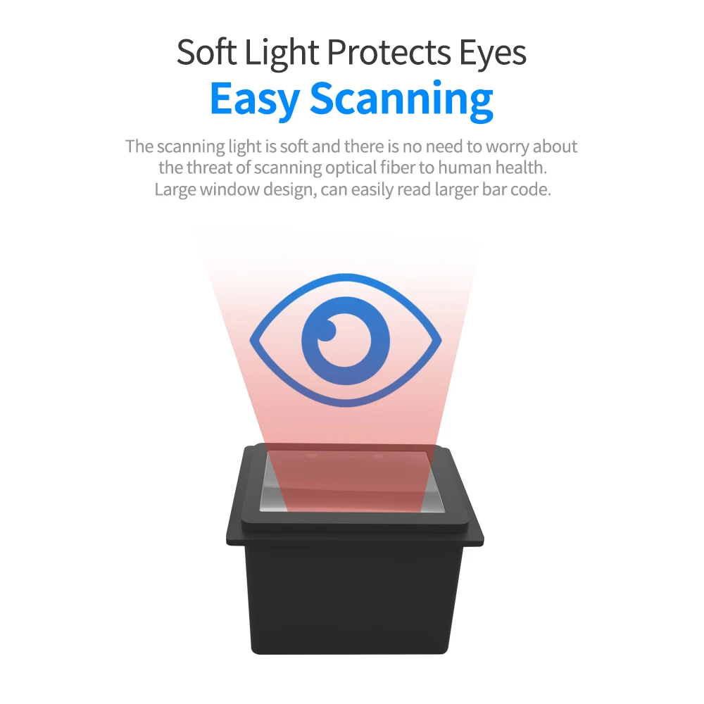 Встроенный сканер штрих-кодов самоиндукционный 1D/2D/QR модуль считывания USB-сканер