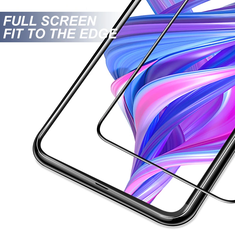 Защитное стекло 100D для Huawei Honor 9X Lite 9A 9C 9S 7A 7C 7X 7S закаленное 8X 8A 8C 8S 9i 10i 20i Play пленка