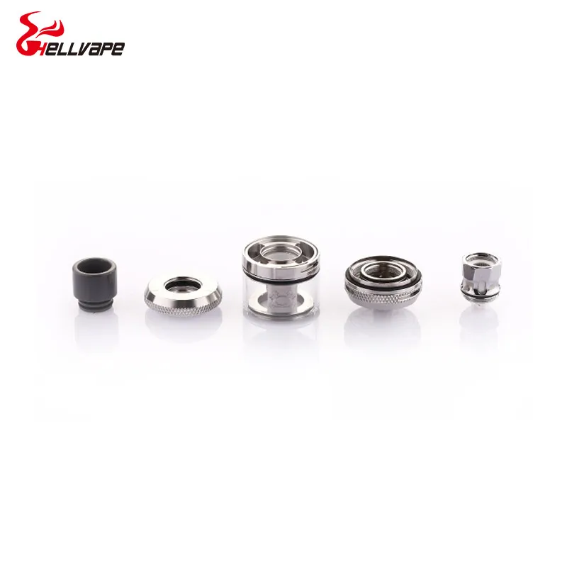 Электронная сигарета helvape Fat Rabbit Sub Ohm Tank 28 мм 2 мл/5 мл вейп двойная система