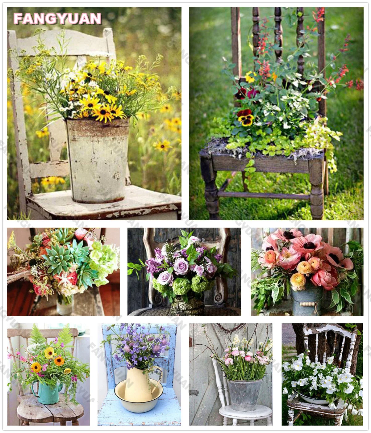 

Green Plant 5D Diy Diamond Art Painting Accessories Chair Flower Full Drill Diamond Embroidery Mosaic Cross Stitch Kit Home Deco