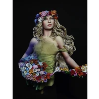110 resin model bust gk%ef%bc%8cfemale role%ef%bc%8c unassembled and unpainted kit