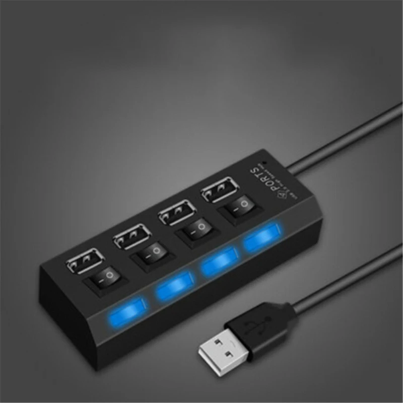 Usb-хаб 2 0 Высокое Скорость 4 Порты и разъёмы USB концентратор разветвитель на