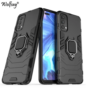 for oppo reno 4 4g case reno4 armor magnetic suction stand full edge cover for oppo reno 4 case cover for oppo reno 4 4g 6 4 free global shipping