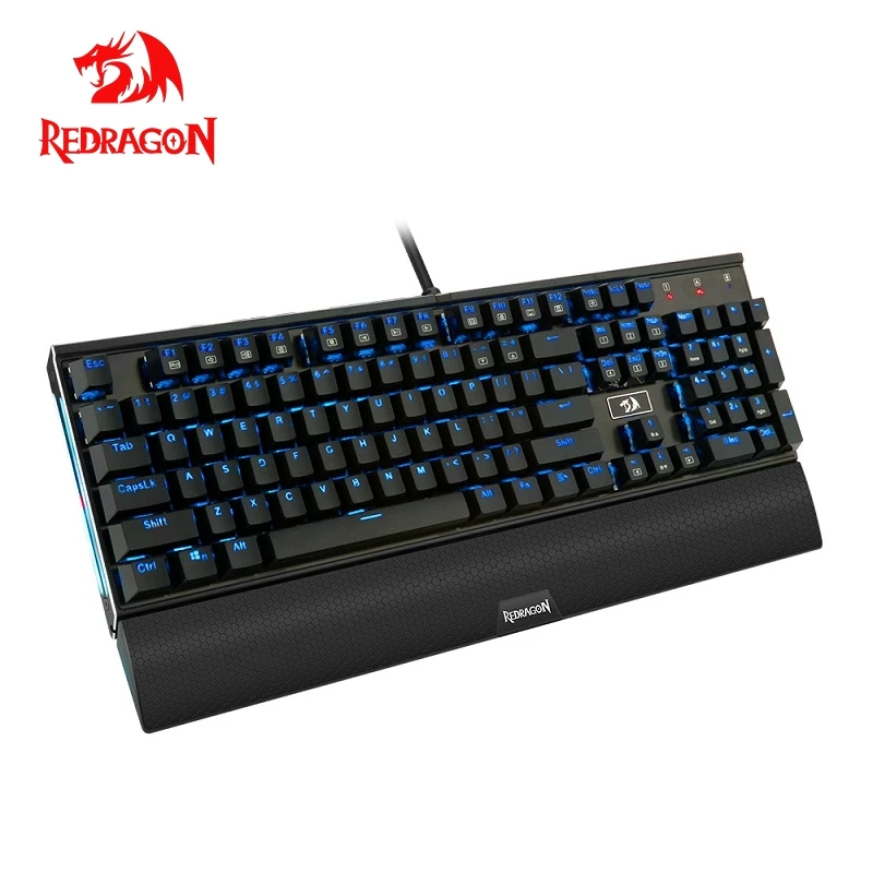 Redragon K567 RGB USB Механическая игровая клавиатура эргономичный светодиодный ключ с подсветкой полный ключ anti-ghosting 104 Проводная компьютерная игра