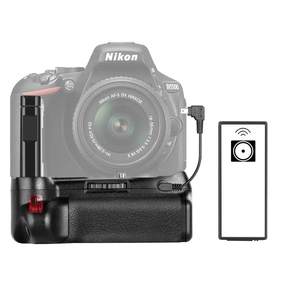 

Neewer Professinal Vertical Battery Grip Work with EN-EL14a Recgargeable Battery for Nikon D5500 D5600 DSLR Camera