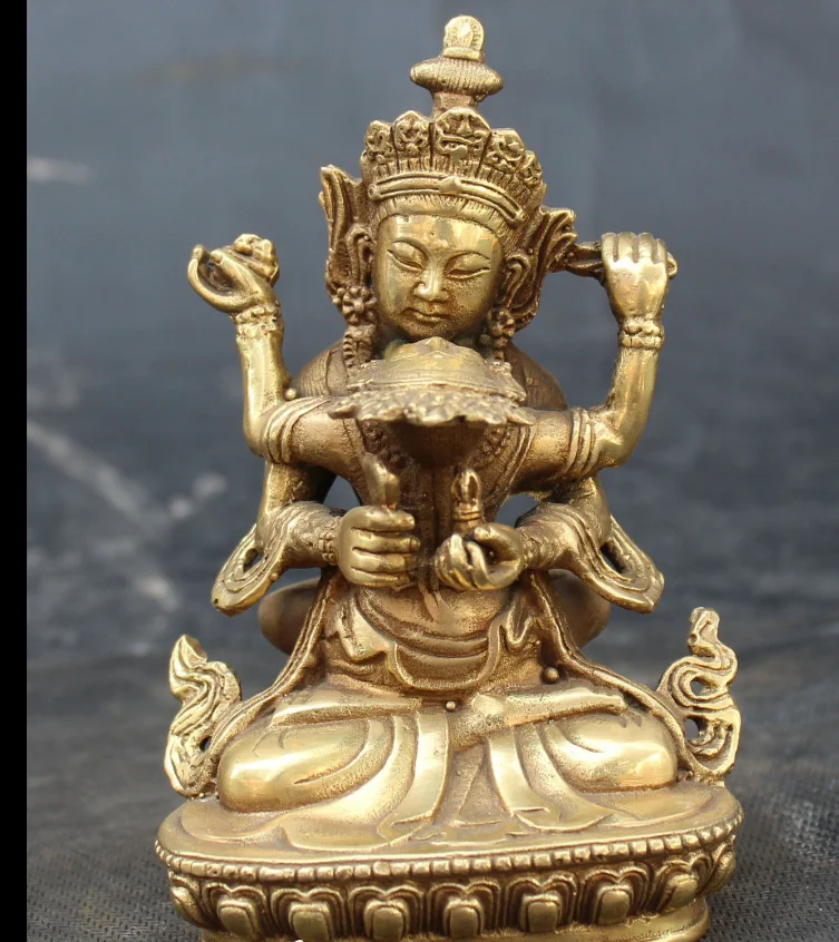

Тибетский буддизм бронзовое сиденье мандакесвара Яб-Ням счастливая статуя Тантры Будды