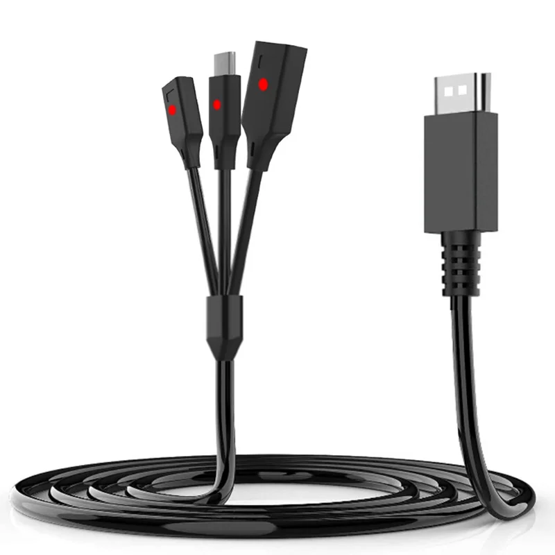 3 в 1 кабель для быстрой зарядки 8 м Тип C USB зарядное устройство передачи данных
