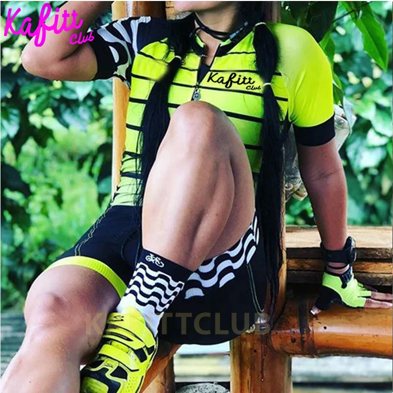 

kafitt club women's triathlon cycling jersey, tights, casual wear, cycling, short sleeve go overall set cycling jersey set